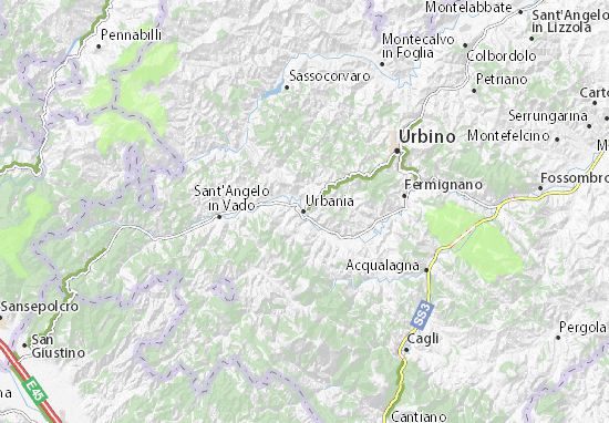 Urbania Map