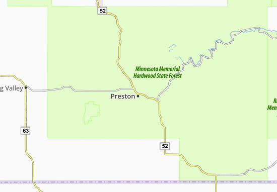 Kaart Plattegrond Preston