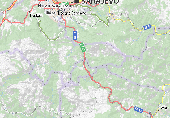 Kaart Plattegrond Trnovo