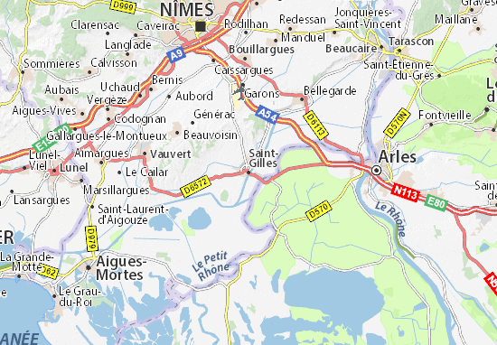 Kaart Plattegrond Saint-Gilles