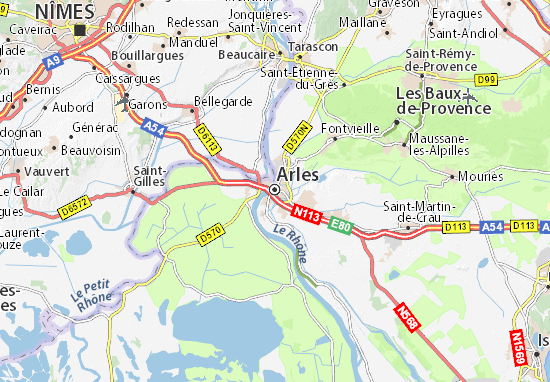 Mapa Plano Arles