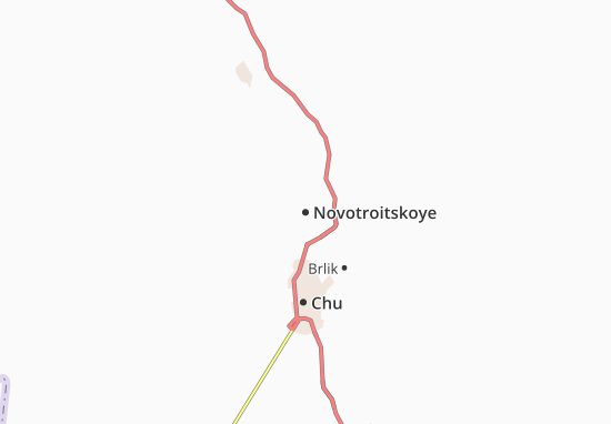 Kaart Plattegrond Novotroitskoye