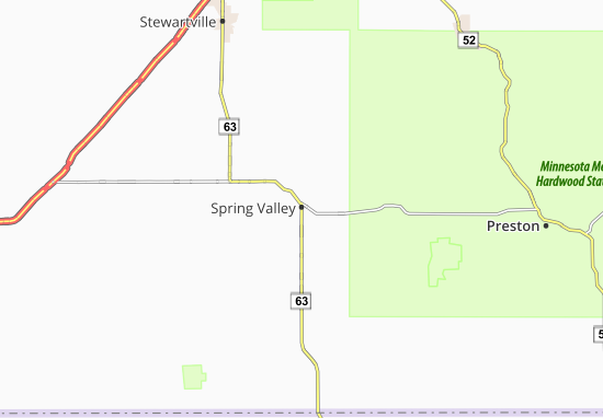 Mapa Spring Valley