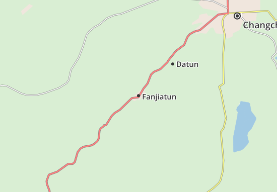Karte Stadtplan Fanjiatun
