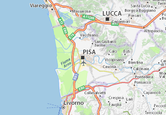 Carte-Plan Pisa