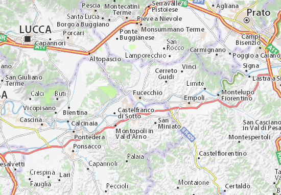 Fucecchio Map