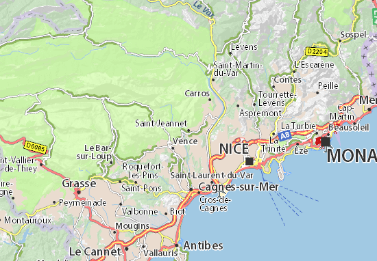 Mapas-Planos Saint-Jeannet