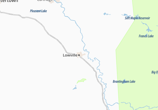 Karte Stadtplan Lowville