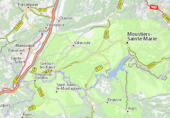 Kaart Plattegrond Saint-Antoine