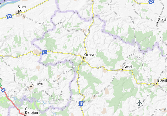 Kubrat Map