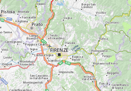 Fiesole Map