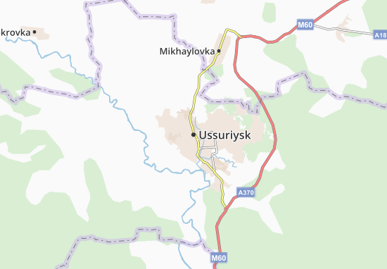Mapa Ussuriysk
