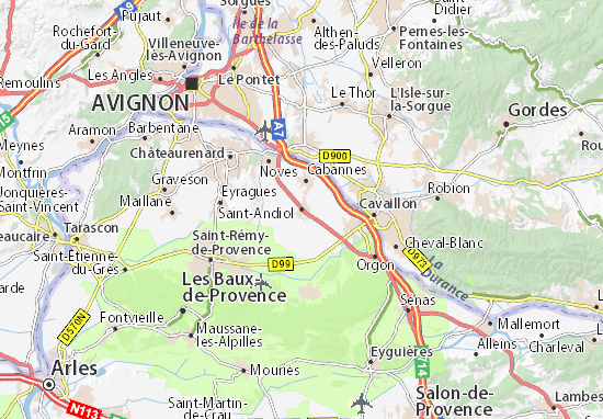 Mapa Plano Saint-Andiol
