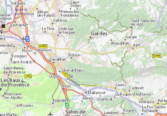 Karte Stadtplan Les Poulivets