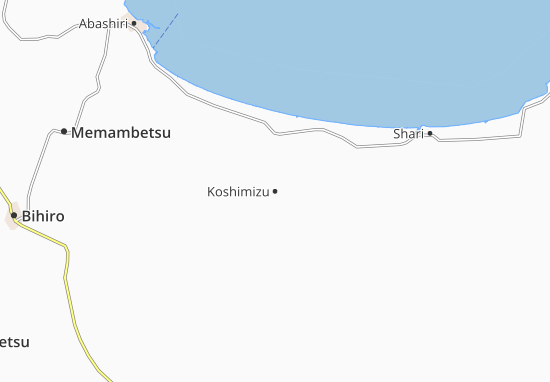 Kaart Plattegrond Koshimizu