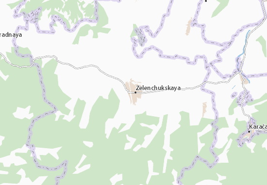 Zelenchukskaya Map