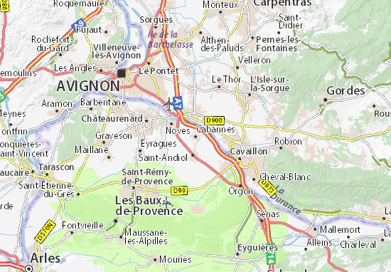 Karte Stadtplan Cabannes