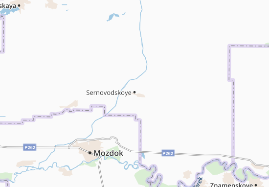 Kaart Plattegrond Sernovodskoye