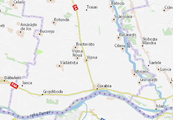 Vişina Map