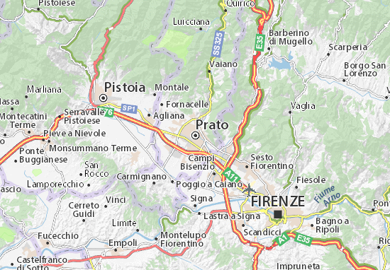 Mapas-Planos Prato