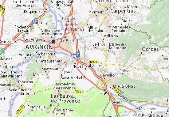 Karte Stadtplan Caumont-sur-Durance