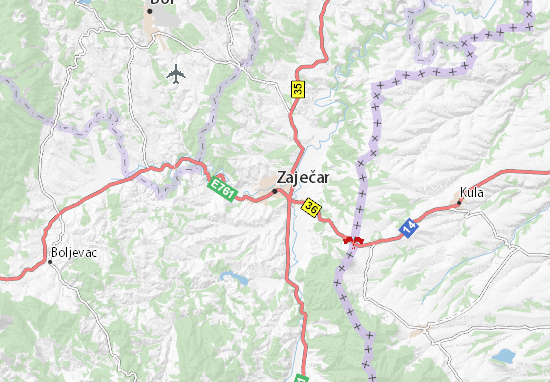 Karte Stadtplan Zaječar