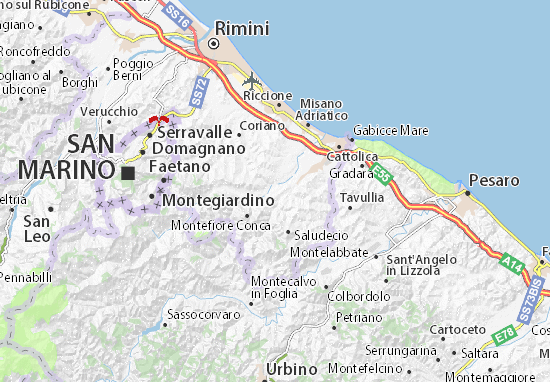 Mappe-Piantine Morciano di Romagna