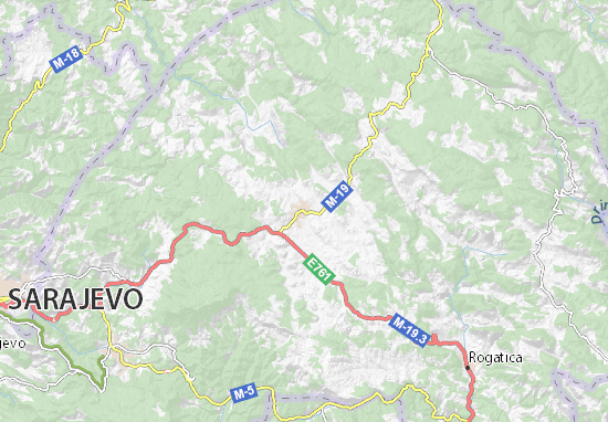 Sokolac Map