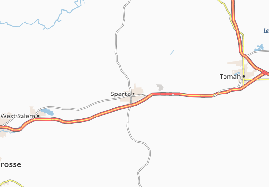Kaart Plattegrond Sparta