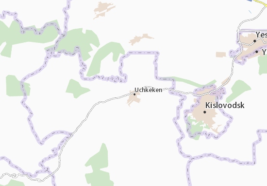 Mapa Uchkeken
