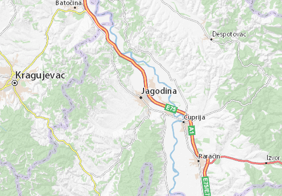 Jagodina Map