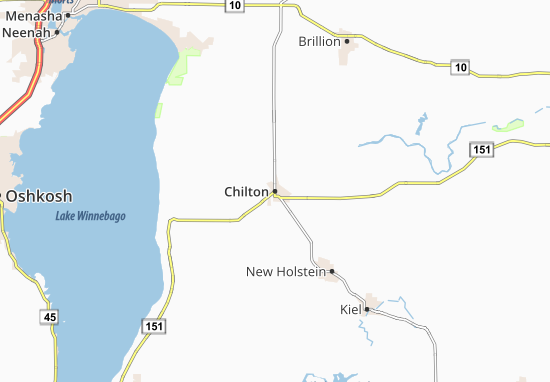 Kaart Plattegrond Chilton