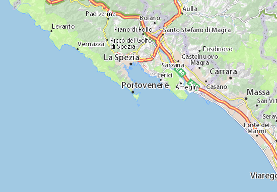 Risultati immagini per portovenere isola di palmaria cartina geografica liguria?
