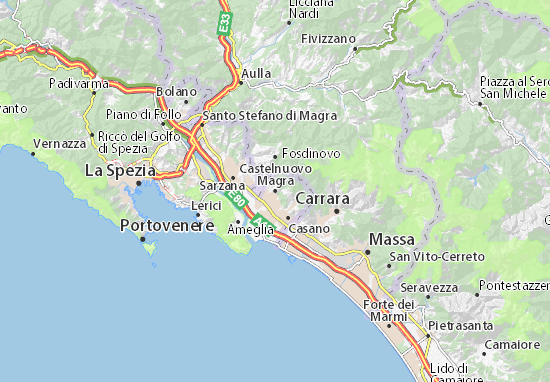 Mappe-Piantine Castelnuovo Magra