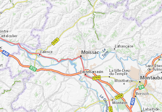 Moissac Map