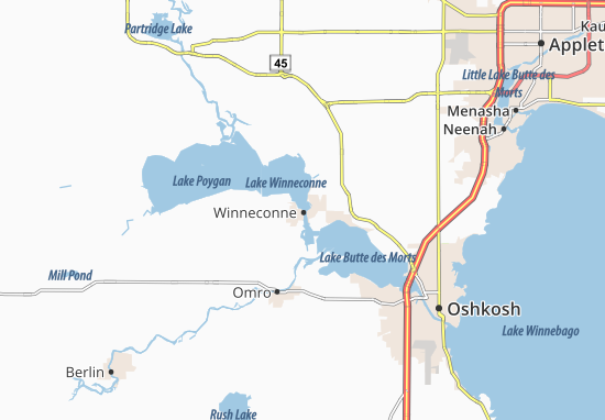 Winneconne Map