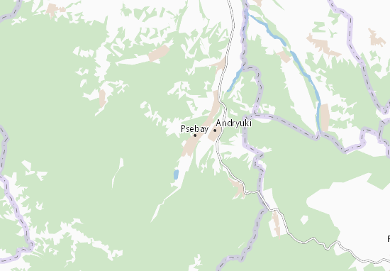 Mapa Psebay