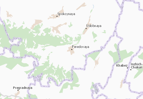 Karte Stadtplan Peredovaya