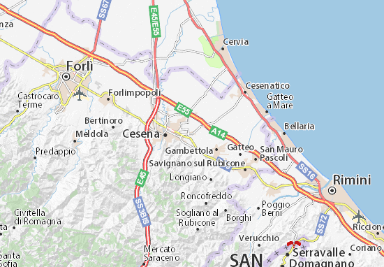 Karte Stadtplan Ponte della Pietra