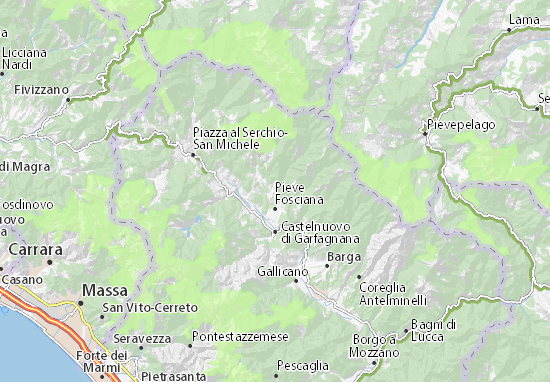 Castiglione di Garfagnana Map