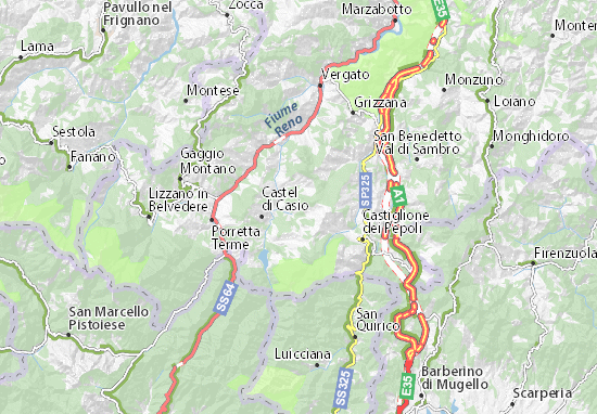 Camugnano Map