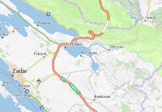 Karte Stadtplan Novigrad