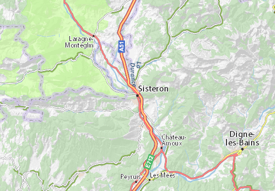 Mapas-Planos Sisteron