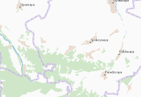 Kaart Plattegrond Podgornaya