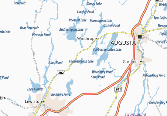 Karte Stadtplan Monmouth