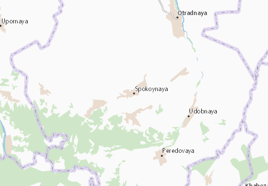 Kaart Plattegrond Spokoynaya