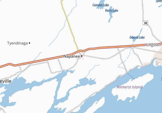 Karte Stadtplan Napanee
