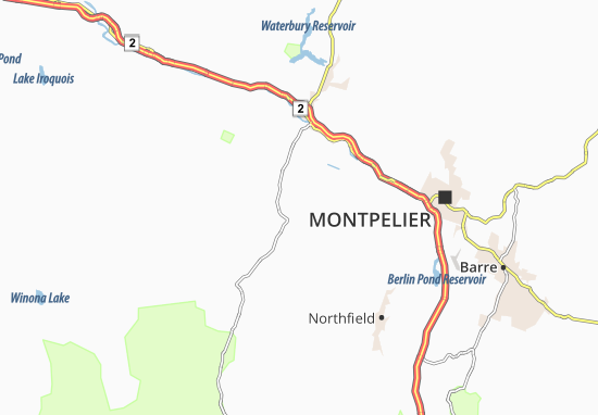 Mapa Moretown