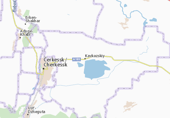 Kaart Plattegrond Kavkazskiy