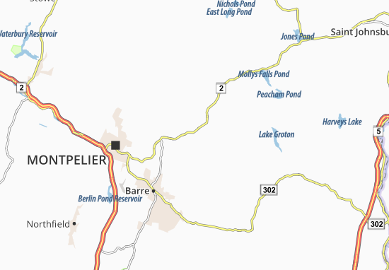 Mapa Plainfield